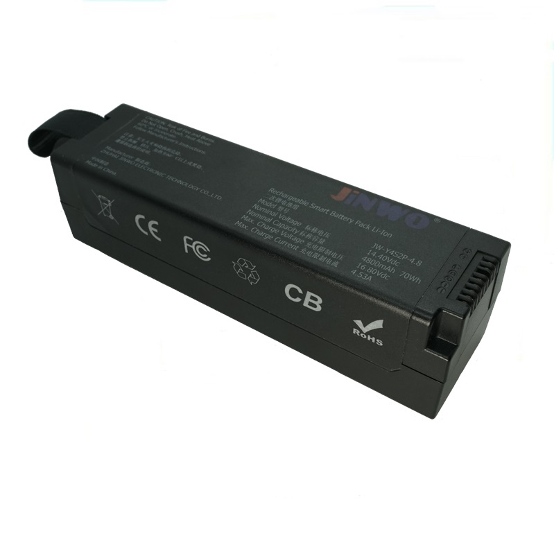 Smart Li ion Battery 4S2P 14.4V 4800mAh for Industrial porta
